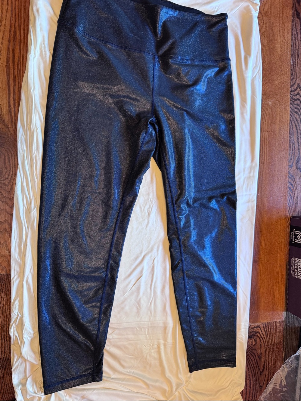 ZYIA Women’s Shimmer Navy Leggings